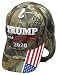 Trade Winds President Trump 2020 Camouflage Camo USA On Bill Embroidered Cap CAP978C Hat