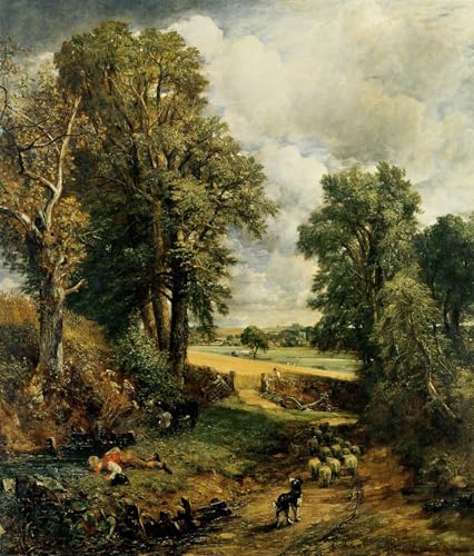 Tableau Toile Constable 60x90cm pour habiller un mur vide et raviver un salon sombre