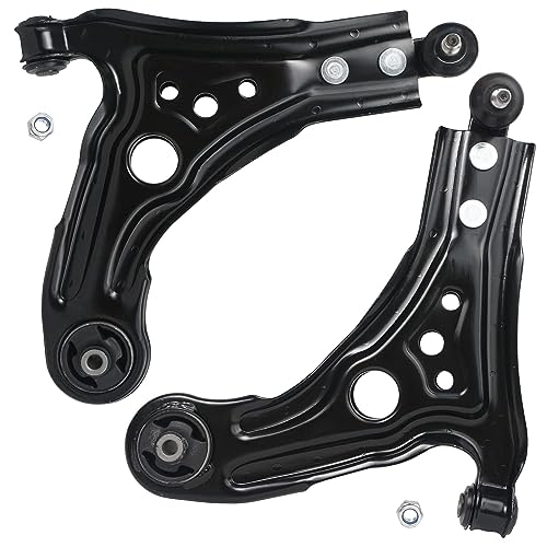 Image of Detroit Axle - 4pc Front Lower Control Arms and Sway Stabilizer Bars Kit for Chevrolet Aveo Aveo5 - [Pontiac G3 Wave Wave5] - Suzuki Swift+