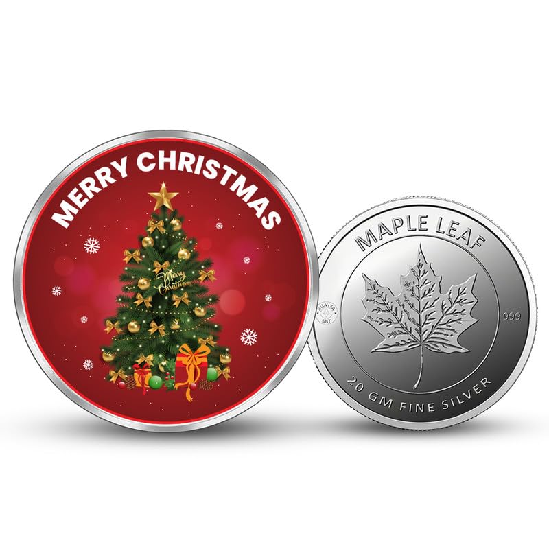 Silviya BIS Hallmarked Christmas 999 Pure Silver Coin (20 Gram) Round Shape: Festive Gift - Christian Celebration in India - Religious Coin - Church Collection (B0CQ2T4XJ3) Amazon Price History, Amazon Price Tracker