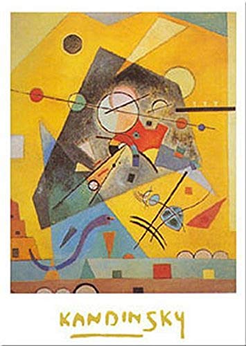 Harmonie Tranquille, 1924 by Wassily Kandinsky 39 X 28 Art Print Poster