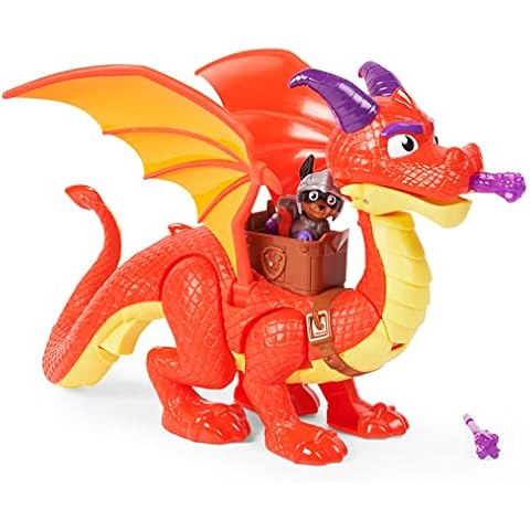 PAW PATROL Rescue Knights Sparks the Dragon with Super Wings and Pup Claw Action Figures, Kids’ Toys for Ages 3 and up Cover