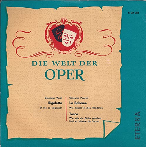 Image of Giuseppe Verdi, Giacomo Puccini ‎– Rigoletto / La Bohème / Tosca (7" Vinyl Single)(1966)(Eterna 520 281)