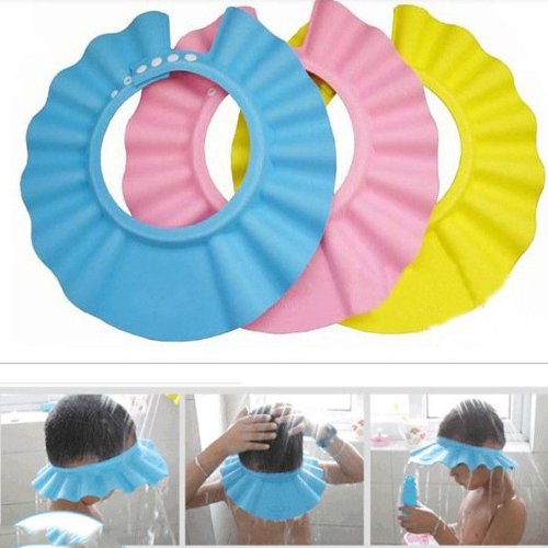 Buytra Shampoo Shower Bathing Protect Soft Cap Hat for Baby Children Kids