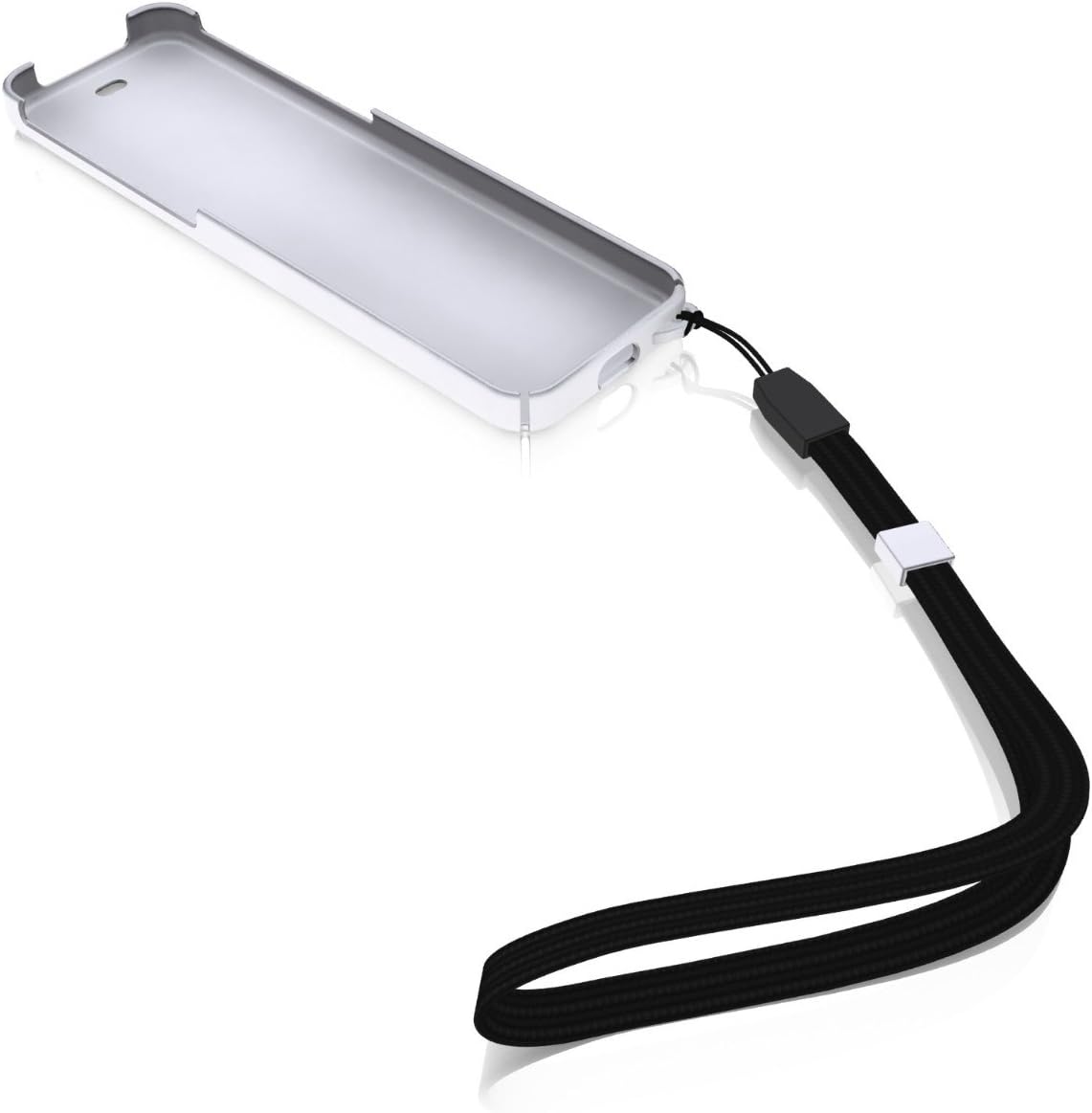 White NeoFit Case - A Protective Case with Wrist Strap for The V4 Apple TV Remote (NOT The Latest V5)