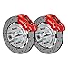 WILWOOD 140-13395-DR FDL Front Kit,12.19", Drilled, Red AMC 71-76 OE Disc w/o Bendix Brakes