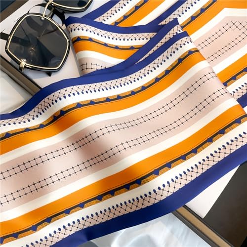 MINIDORA Satin Scarves for Women 59× 5.9 inches Elegant Silk Feeling Scarf for Bag Headwrap Lightweight Neck Tie3