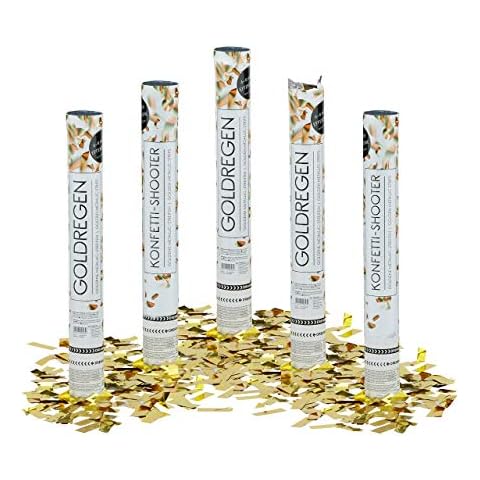 Relaxdays 5 x Party Popper 40 cm Cover