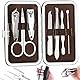 Retoo Maniküre Set 7-Teiliges Nagelknipser Maniküre Pediküre Set Alltäglich Nagelschere Set Nagelpflegeset Professionelle Nagelset Nageletui Damen Männer Fingernagel Pflege Set für Reise