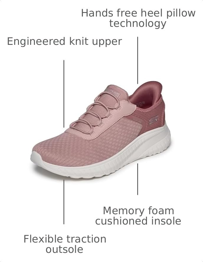 Image of Skechers Women's Bobs Squad Chaos Hands Free Slip-ins Sneakers
