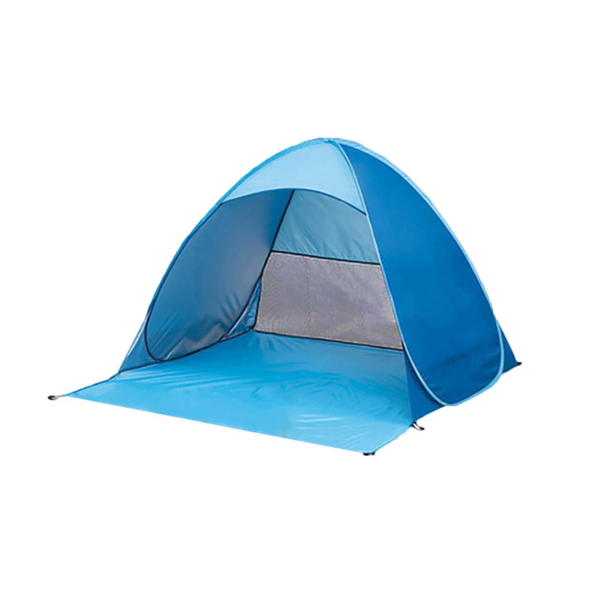 Tente de plage automatique Kombiuda legere face au soleil direct