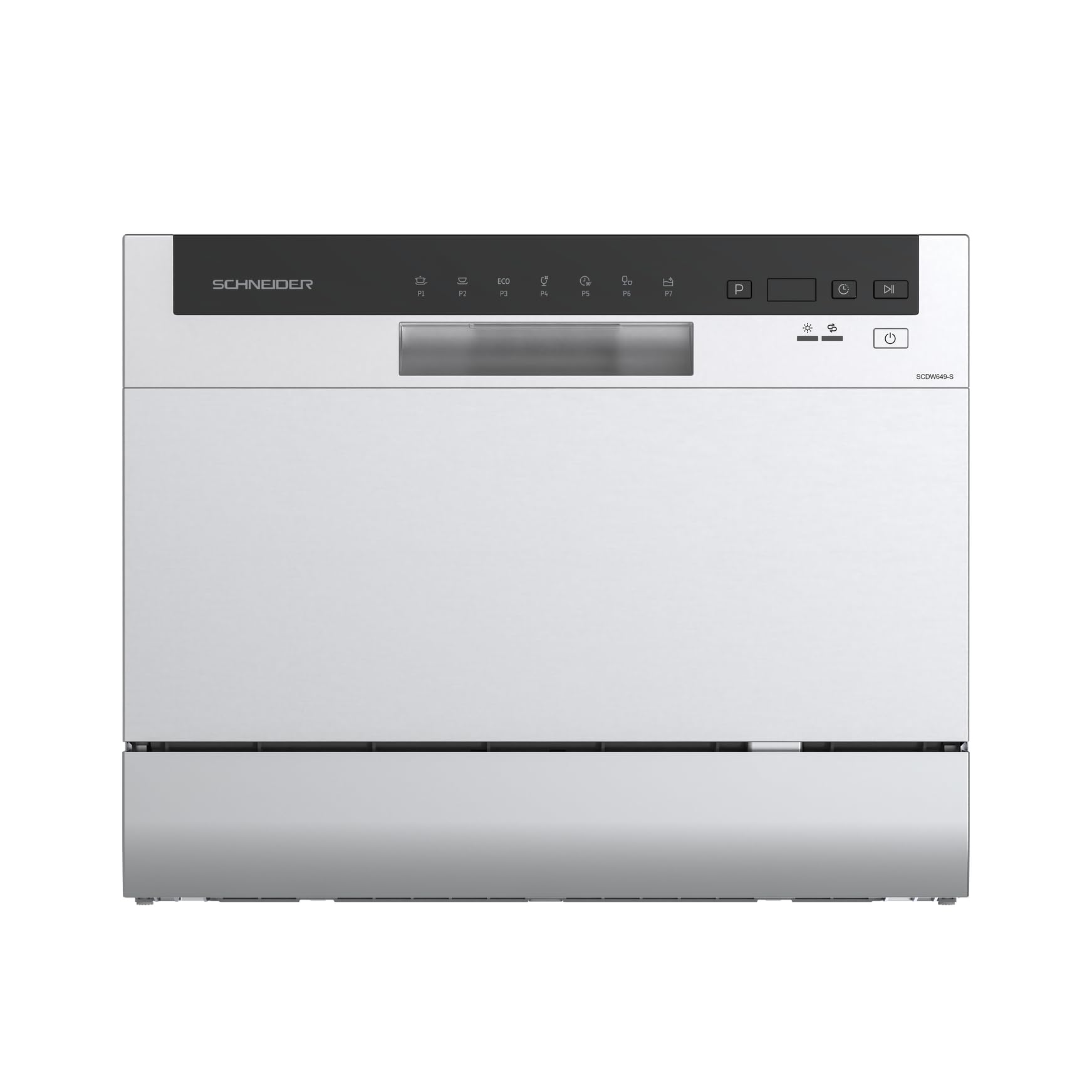 Schneider SCDW649-S Lave-vaisselle mini 6 couverts Silver