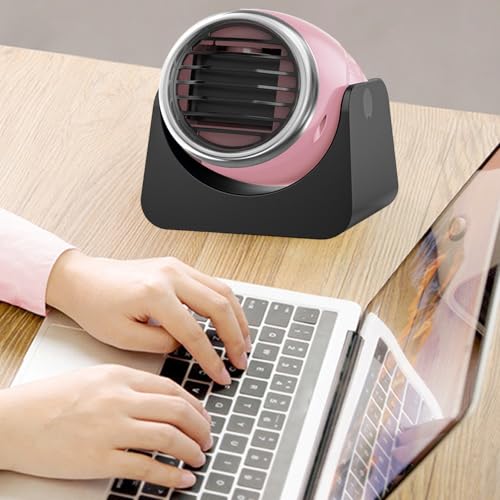 Baceyong Auto Enteisungsheizung 12V 120W 10A Auto Windschutzscheibenenteiser, Tragbarer Autoheizlüfter - Pink