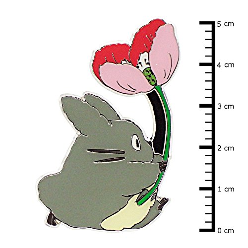 Imán decorativo Totoro flor grande miniatura 2
