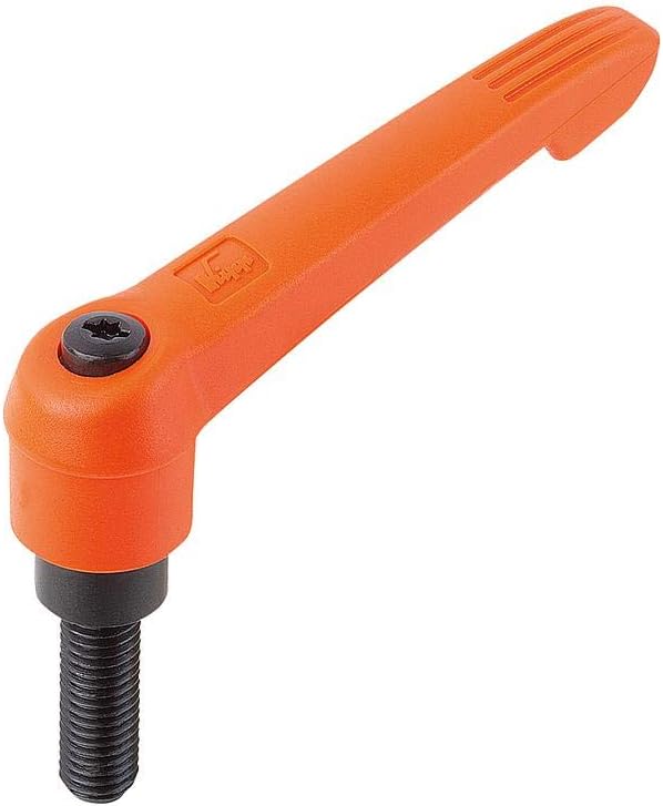 KIPP – Control Parts Ã Standard Elements 2082X30.20 K0269 Clamping Lever, Orange
