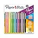 Paper Mate 1928605 Flair Felt Tip Pens, Medium Point (0.7mm), Tropical & Classic Colors, 12 Count