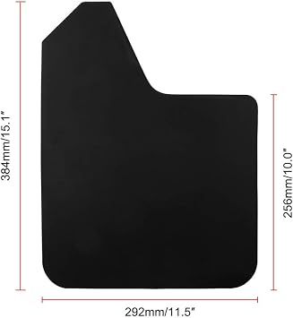 Universal Basic Mud Flaps Set Black Car Mudguard Splash Guards with Accessories for Trucks Cars SUVs Vans