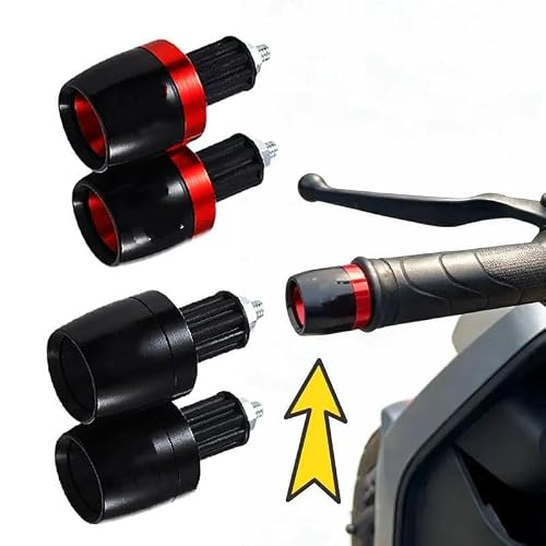 MAMXVKVZEU Moto 7/8" Poignées Guidon Extrémités Capuchon Glissière Bougie – vue 2