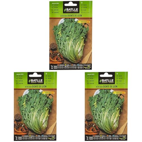 Battle - Semi Ortaggi Radicchio di Tarassaco (4500 Semi) (Confezione da 3)