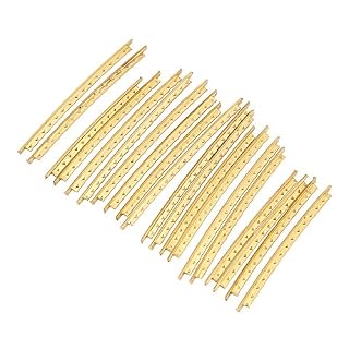 Drfeify 20Pcs frettes de Guitare, frettes en cuivre en Laiton pièces de Rechange pour Guitares en Bois folkloriques - Les Beatles, Paul McCartney, John Lennon, RIngo Starr, George Harrison Drfeify 20Pcs frettes de Guitare, frettes en cuivre en Laiton pièces de Rechange pour Guitares en Bois folkloriques – Image 5