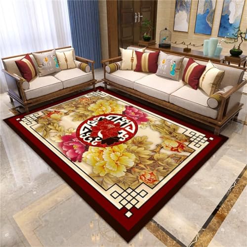 Alfombras De Habitacion Niña Sala de Estar Moderna, Sencilla, Antideslizante y Resistente a Las Manchas, de Pelo Corto, con Terciopelo bajo y Aspecto Hermoso Alfombra De Juegos Bebe Multico 50X80CM