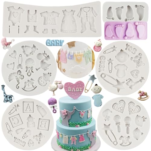 FCKEMLDS Baby Silicone Fondant Mold