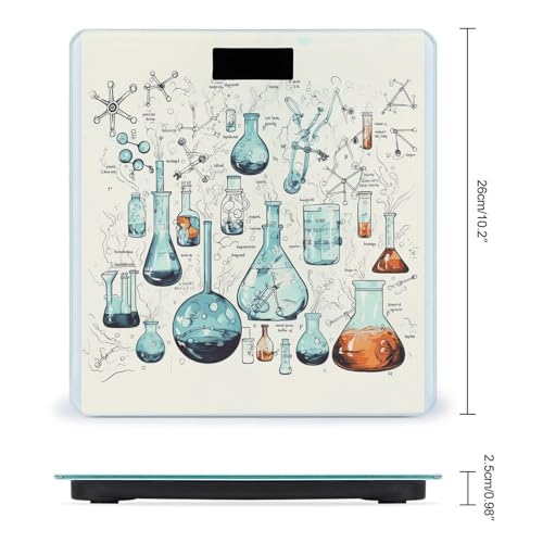 Balanza digital de baño con vidrio templado 400 lb miniatura 2