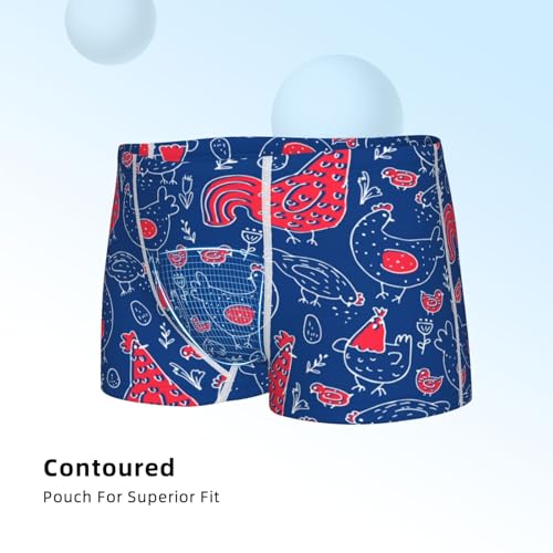 Boys' Cotton Boxer Brief Soft Underwear-Chicken And Rooster4