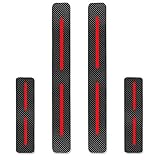 Auto Türschweller Beschützer ist zielen auf Kratzschutz, Abdeckung vorhandene Kratzer beim Laden oder Entladen von vorderen / hinteren Türen, haben eine gute Rutschfestigkeit und Weichheit. Es dauert lange, aber es ist leicht zu entfernen.