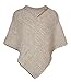 Produktbild Elkline Damen Strick Poncho Curly, Farbe:Stone