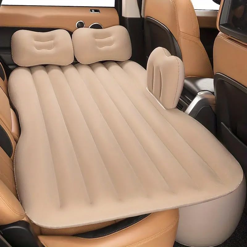 PrEmIuM CaR InFlAtAbLe BeD WiTh PuMp AnD 2 AiR PiLlOwS – QuIcK InFlAtAbLe BaCk SeAt MaTtReSs FoR TrAvEl, CaMpInG, UnIvErSaL FiT (GrEy, PaCk Of 1)-image-40