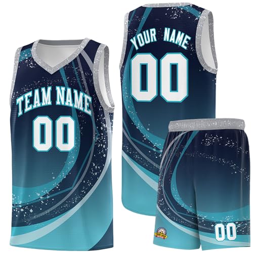 Custom Basketball Jersey -Personalized Team Name Number Customize Sports Uniform for Men Women Youth