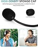 AKKE Mic Replacement for SteelSeries Arctis 1 3.5mm Jack Detachable Microphone Boom Noise Cancelling Compatible for SteelSeries Arctis 1,Gaming Headsets