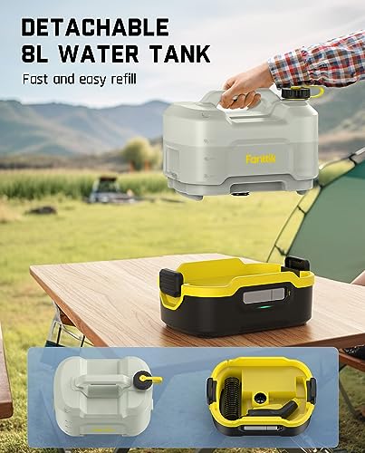 Fanttik NB8 Nano Portable Cordless Electric Sprayer w/2.1Gal Tank & Fanttik G9 Nano Electric Spin Scrubber