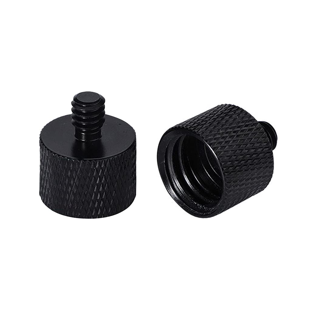 Thread Adapter 5/8" Female to 1/4" 3/8" Male for Mic Stand Tripod Microphone Holder Camera Screw Adapter Thread Tripod Screw Adapter 5/8 Female to 1/4 3/8 Male for Microphone