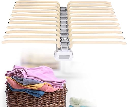 Miniatura 7 de Perchero extraíble para pantalones, 22 barras de brazo engrosadas de acero inoxidable extraíble para pantalones, barra organizadora de ropa para