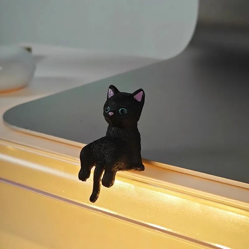 Cute Cat Car Dashboard Accessories Fun Car Rearview Mirror Decorations Kawaii Desk Office Decorations for Men Women — view 7