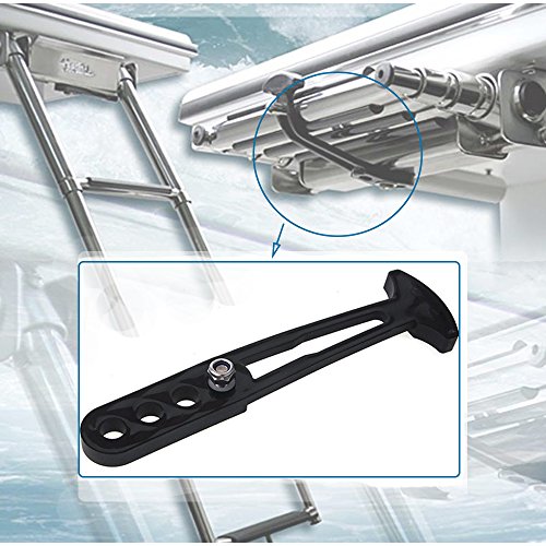 KEMiMOTO Boat Ladder Strap Boarding Ladder Rubber Latch Band Telescoping Ladder Secure Retaining