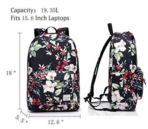 VASCHY School Backpack for Girls, Cute Schoolbag Bookbag for Kids/Teens/Middle School/College/Work Backpack for Women2