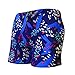 Innerternet Swim Trunks - Bañador para niño, 100% poliéster, con cordón, ajustable, para ocio, entrenamiento, secado rápido, protección UV, natación escolar, natación y surf, Multicolor C, XXL