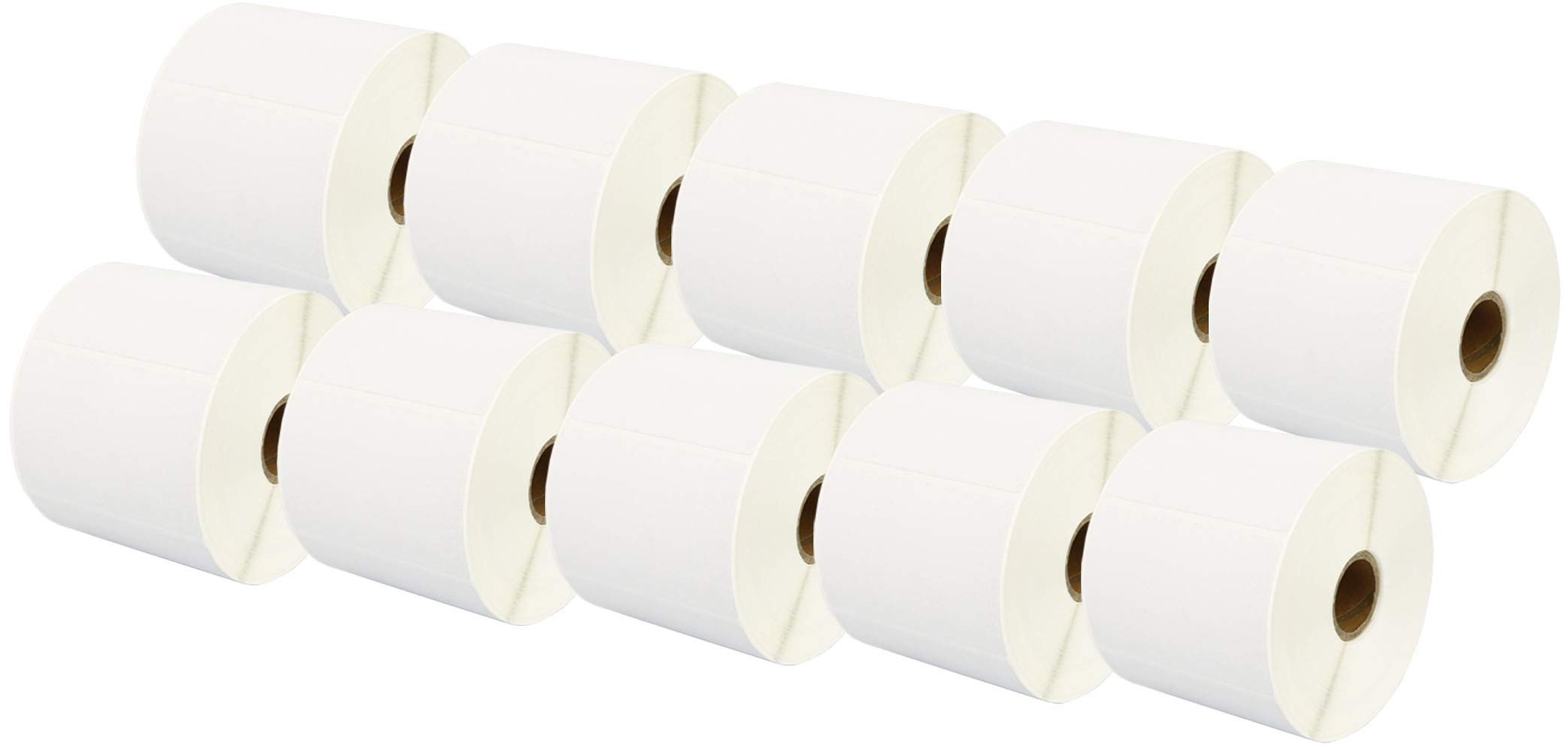 Compatible Roll 76mm X 51mm White Direct Thermal Labels - View #6