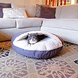 Snoozer Cozy Cave Dog Bed - Indoor Dog Bed with Cover Cave, Covered Calming Burrow for Medium &...