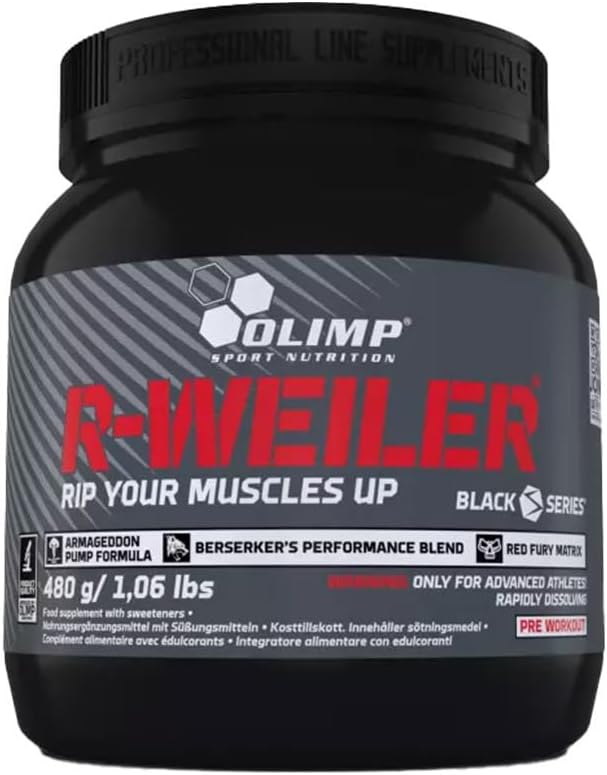 Olimp Labs Cola Redweiler Recovery and Energy Supplement, 480g, Redweiler tub - Cola