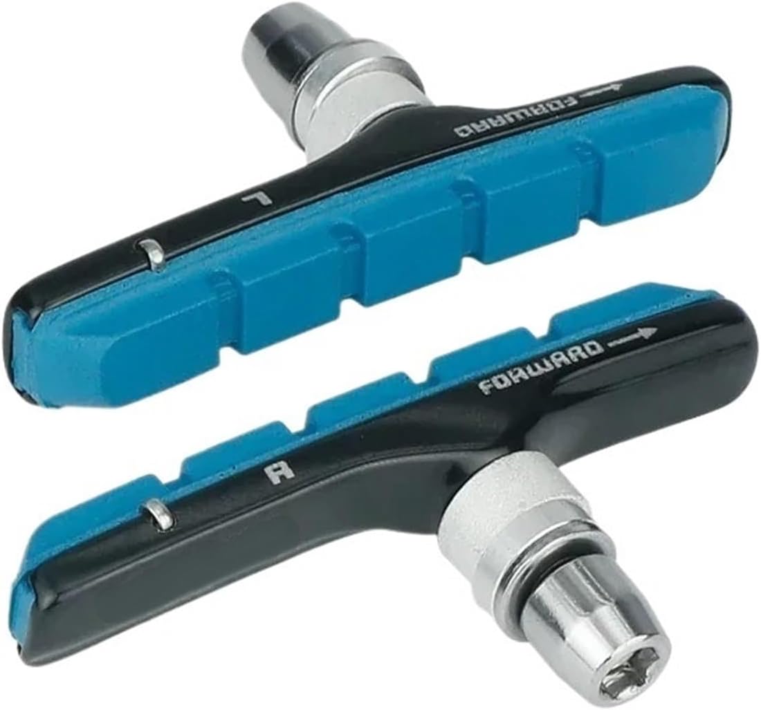 for V-Brakes, Cartridge System Compatible, with Interchangeable Inserts 70mm Mountain Bike Replacement Brake Pads