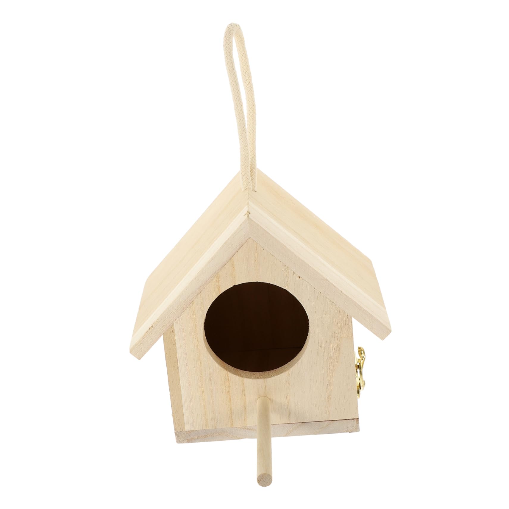BCOATH Wooden Bird Nest Home Adornment Delicate Nest Decor for Garden Desktop Random for Rooms and Outdoor Spaces