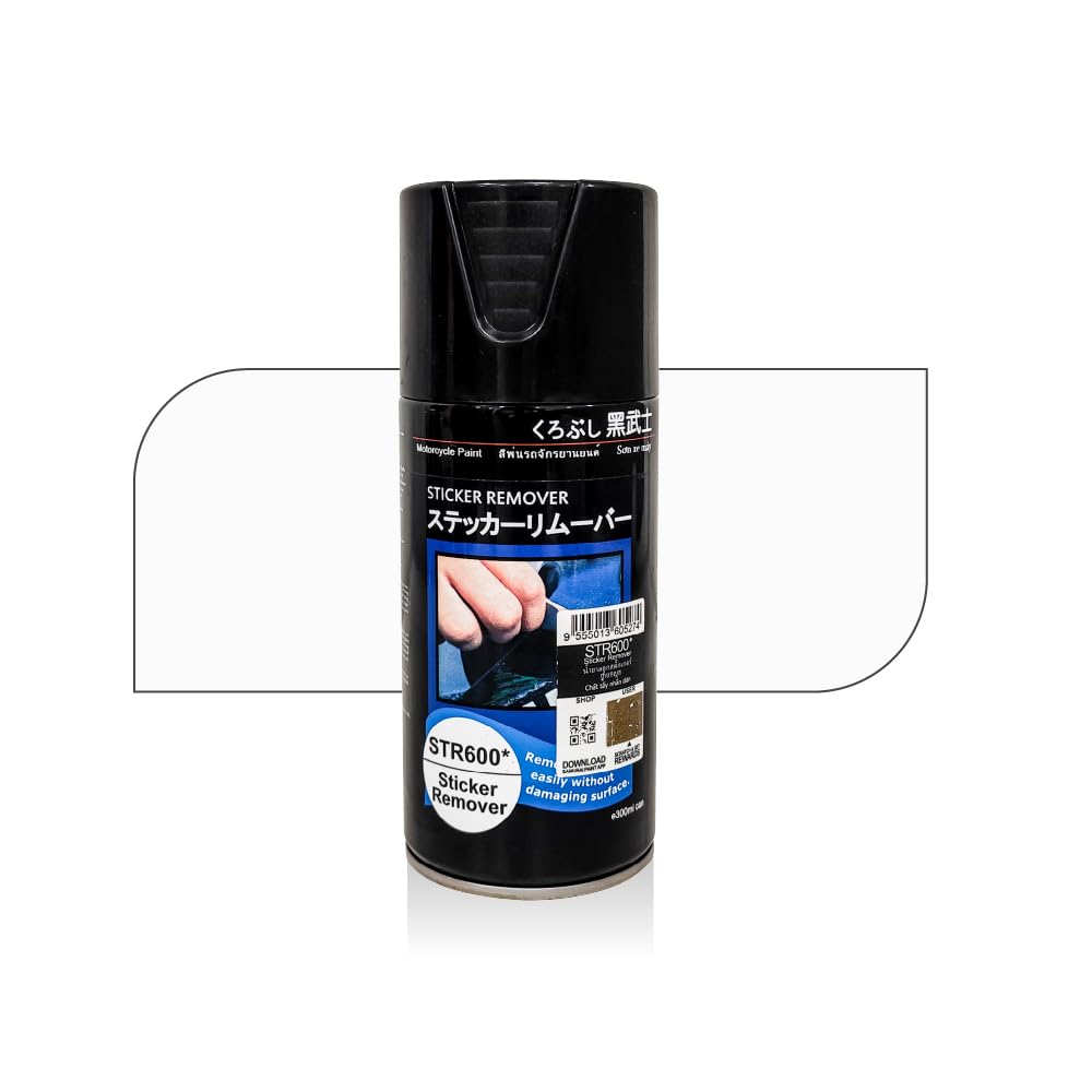 SAMURAI KUROBUSHI Spray Paint 1K 1Star Remover #STR600*- Sticker Remover (D-I-Y Do It Yourself)- 300ml-picture-34