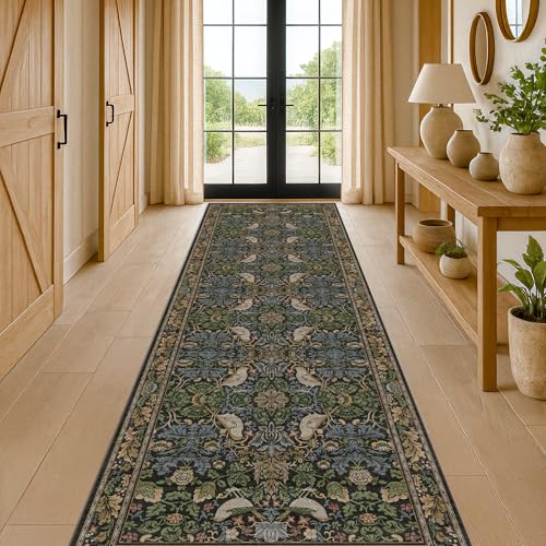 10 ft Long Vintage Runner Rugs for Hallways - 3x10