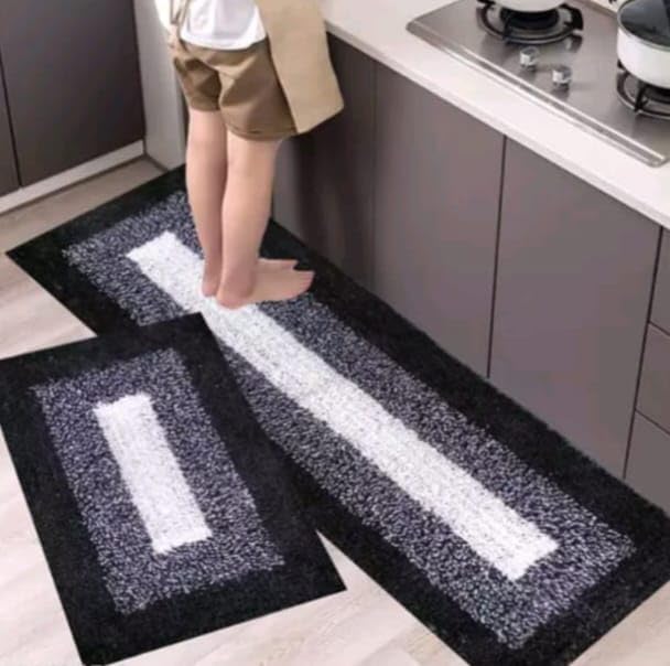 MKS Homes Kitchen Mat 2 Piece Kitchen Rug Set for Kitchen Floor Comfort Standing Mat Runner Rug Non Slip Kitchen Mat Design 3 (B0CZJ8QS2P) Amazon Price History, Amazon Price Tracker
