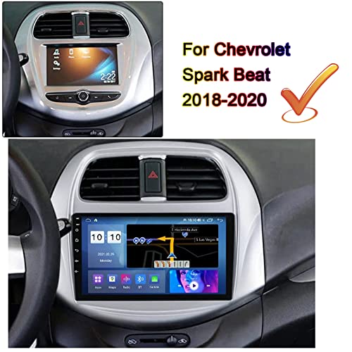 Autoradio Android 11.0 con pantalla táctil de 9" y sonido DSP para Chevrolet Spark 4