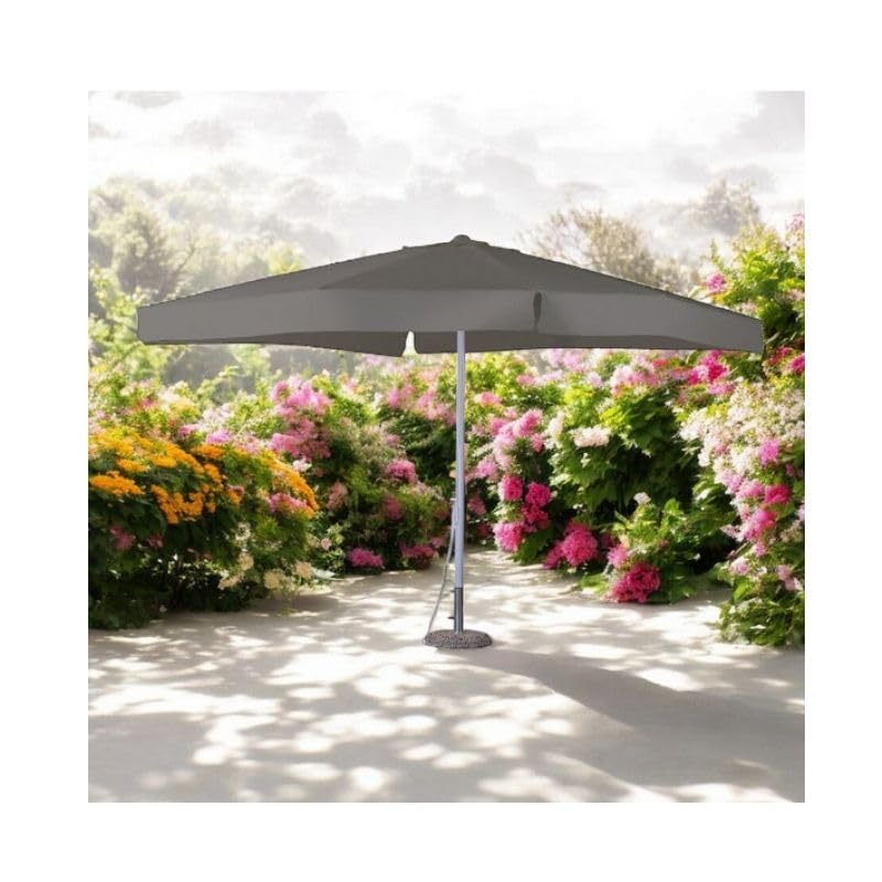 Ombrellone Lily, con Palo Centrale da 48 mm, Struttura in Alluminio Copertura da 160 Gr/M².